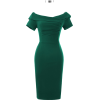 VINTAGE INSPIRED OFF SHOULDER DRESS (4 C - Dresses - $44.97 