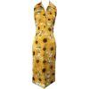 V-Neck Sunflower Dress - Dresses - 