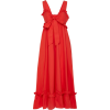 Valentina Cotton Ruffled Maxi Dress - sukienki - 