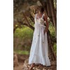 Valentina Embroidered Linen Maxi Dress - ワンピース・ドレス - 
