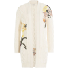 Valentino Embroidered cable cardigan - Puloverji - 