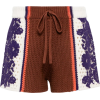 Valentino Lace-trimmed cotton shorts - Calções - 