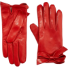 Valentino Leather Bow Gloves - Rokavice - 