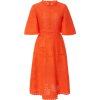 Valentino Orange crocheted midi dress - Vestidos - 