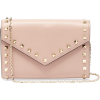 Valentino Rockstud leather envelope clut - Bolsas pequenas - 