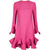 Valentino Ruffle Hem Mini Dress - sukienki - 