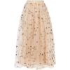 Valentino Star-Embroidered Tulle Skirt - Юбки - 