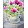 Vase of Flowers Watercolor - Moje fotografie - 