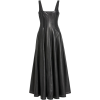 Vegan Leather Midi Dress - Платья - 