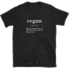 Vegan shirt, vegan definition - T-shirts - $17.84 
