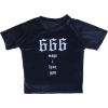 Velvet crew neck t-shirt - 半袖衫/女式衬衫 - $19.99  ~ ¥133.94