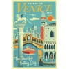 Venice Italy poster by Jim Zahniser - イラスト - 