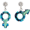 Venus And Mars Swarovski Crystal Earring - 耳环 - 