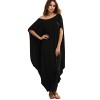 Verdusa Women's One Off Shoulder Caftan Sleeve Harem Maxi Dress - Kleider - $15.00  ~ 12.88€