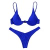 Verdusa Women's Sexy Triangle Bathing Two Pieces Swimsuit Bikini Set - Kostiumy kąpielowe - $8.99  ~ 7.72€