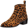 Veronica Beard Leopard-Print Booties - Buty wysokie - 