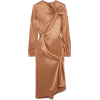Versace Embellished draped silk-satin m - Dresses - 