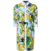 Versace - Printed shirt dress - sukienki - $848.00  ~ 728.33€