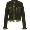 Versace Tweed Fringe Cardigan - Cardigan - 