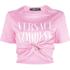 Versace crop t-shirt - Майки - короткие - $975.00  ~ 837.41€