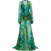 Versace jungle-print silk-chiffon dress - Dresses - 