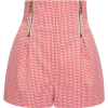 Versace pink Houndstooth Printed Short - Spodnie - krótkie - 