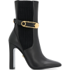 Versace square toe high-heeled boots - Boots - 