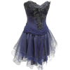 Vicky Tiel Dresses Blue - Obleke - 