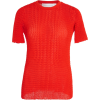 Victoria Beckham Chevron Plisse Cotton-B - T-shirts - $588.00  ~ £446.89