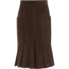 Victoria Beckham Pleated Cotton Corduroy - Röcke - 