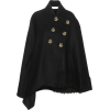 Victoria Beckham Tassel Wool Cape - Overall - 