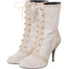 Victorian Lace Boots - Čizme - 