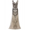 Vijiv 1920s Long Maxi Prom Gowns Sequin Mermaid Bridesmaid Formal Evening Dress - Haljine - $41.99  ~ 36.06€