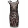 Vijiv 1920s Short Prom Dresses V Neck Inspired Sequins Cocktail Flapper Dress - Haljine - $31.99  ~ 27.48€