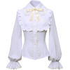 Vintage Edwardian Ruffled blouse - Long sleeves shirts - 