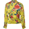 Vintage FLORAL SILK BLOUSE - 半袖衫/女式衬衫 - £30.00  ~ ¥264.48