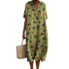 Vintage Floral Print Dress - Catwalk - 