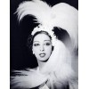 Vintage Model with Feathers - Anderes - 
