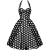 Vintage Polka Dot Dress - Haljine - 