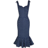 Vintage Polka Dot Fishtale Dress - 其他 - 