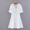 Vintage Puff Sleeve Fairy Holiday Dress - 连衣裙 - $27.99  ~ ¥187.54