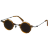 Vintage Round Brown sunglasses - サングラス - 