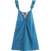 Vintage Ruffled Backless Dress - Dresses - $27.99  ~ £21.27