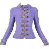 Vintage Versace Periwinkle Purple Buckle - Chaquetas - 