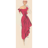 Vintage dress - Ilustracje - 