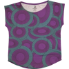 Violet Teal Geo Graphic Tee - T-shirts - $52.00 