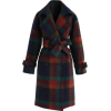 Visionary Check Double-Breasted Wool-Ble - Jacket - coats - 