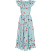 Vivetta Menkent Ruffled Cotton Midi Dres - sukienki - $735.00  ~ 631.28€