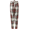 Vivienne Westwood tartan trousers - Spodnie Capri - 