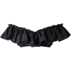 WAIMARI black cropped blouse - Košulje - kratke - 